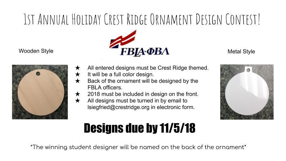 Design contest for students 7-12