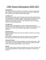 CRE Parent Info Page 1