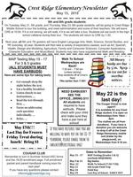 CRE Newsletter 05/15/19