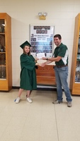 2020 Graduate receives diploma