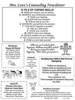 Mrs. Cave's April 7th Counseling Newsletter