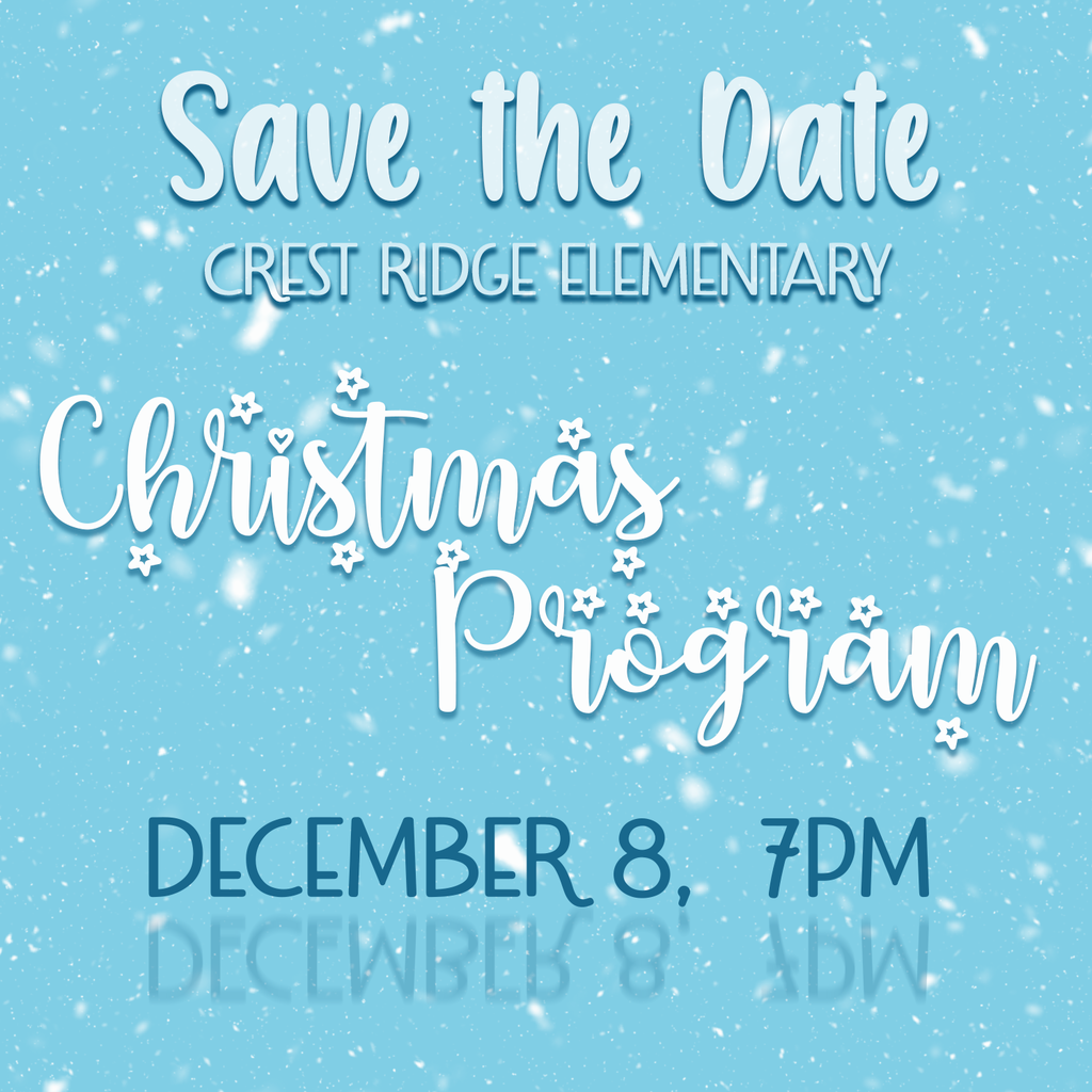 December 8, CRE Christmas Program!